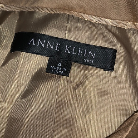 Anne Klein Iridescent Khaki Green Jacket - Picture 5 of 5